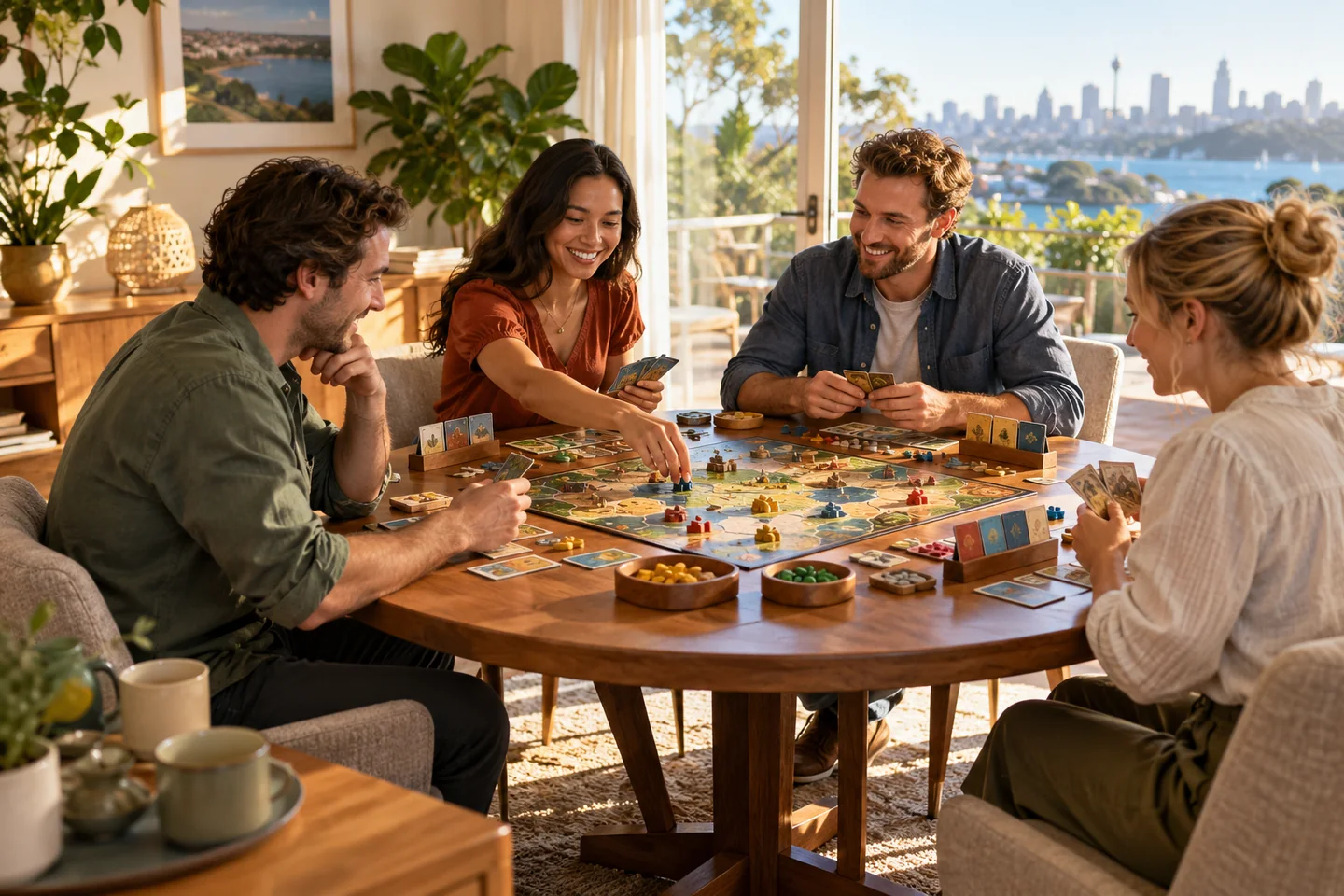 An inviting table with room for every player